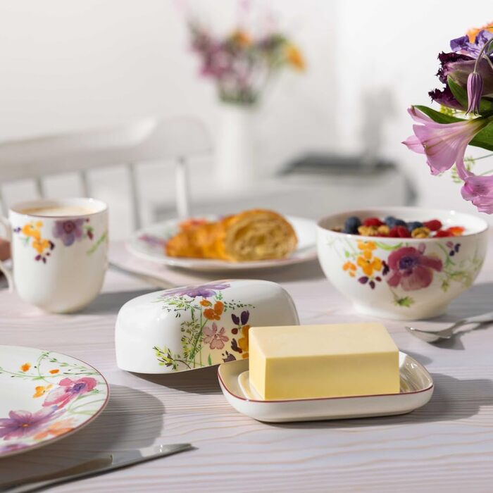 Масленка, белый с росписью Mariefleur Villeroy & Boch