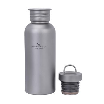Титановая бутылка для кемпинга и походов 550 мл Boundless Voyage
