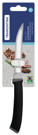 Ніж для стейку Tramontina Felice black, 112 мм (7096817)