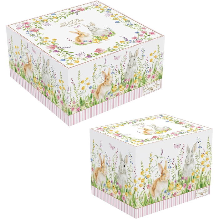 Красочный чайный набор для 2 человек на Пасху MamboCat