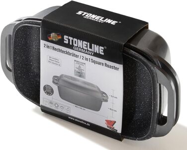 Жаровня с крышкой 43 х 26 см 8,4 л STONELINE