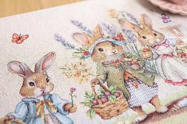 Набор из 4 подставок под тарелки 35 х 45 см textile idea