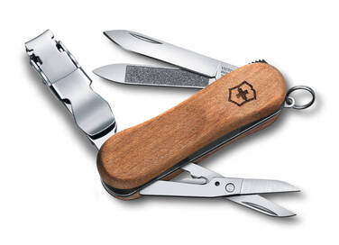 Ніж швейцарський 6 функцій, 65 мм, Victorinox NailClip Wood