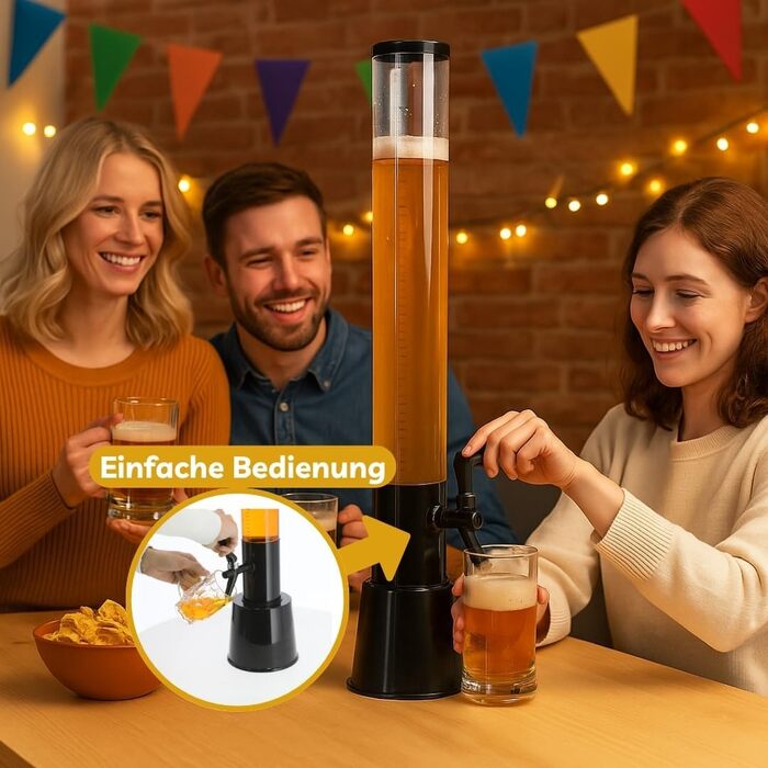 Диспенсер для напитков с краном и крепежным блоком 2 шт 3 л HLKauf