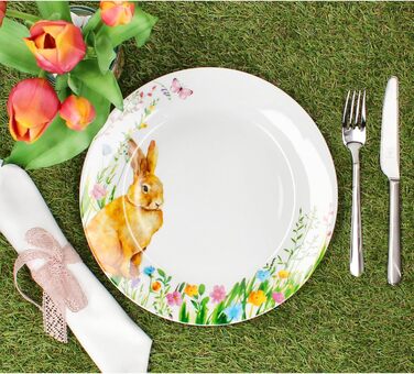 Набір з 6 обідніх тарілок на 6 осіб 27 см MamboCat