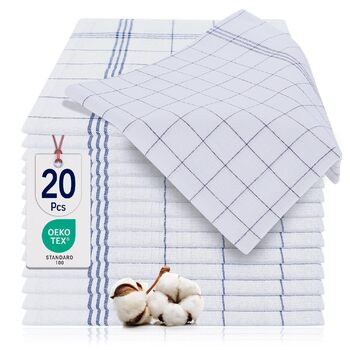 Набір з 20 кухонних рушників 50 x 70 см, синій BARBONS