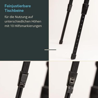 Складной кемпинговый стол 90 х 52 см Skandika