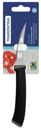 Ніж для томатів Tramontina Felice black, 76 мм (7081468)