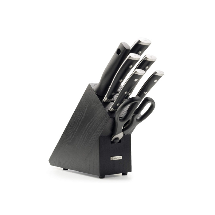 Набор ножей WSTHOF Classic Ikon, 7 предметов (черный)
