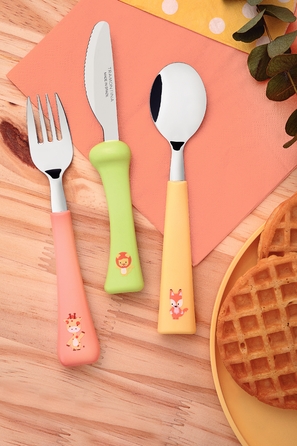 Детский набор столовых приборов Tramontina Baby Friends, 3 предмета (6710902)