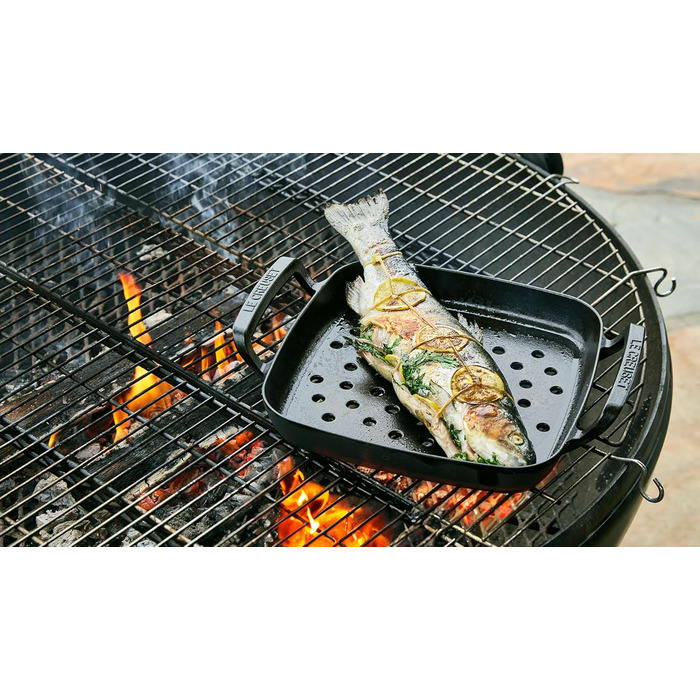 Чавунний кошик для гриля 30,5 х 30,5 см Alpine Outdoor Collection Le Creuset