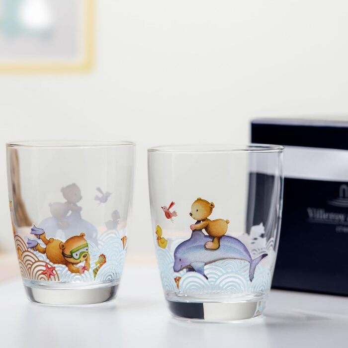 Набір з 2 дитячих склянок 150 мл Happy As A Bear Villeroy & Boch