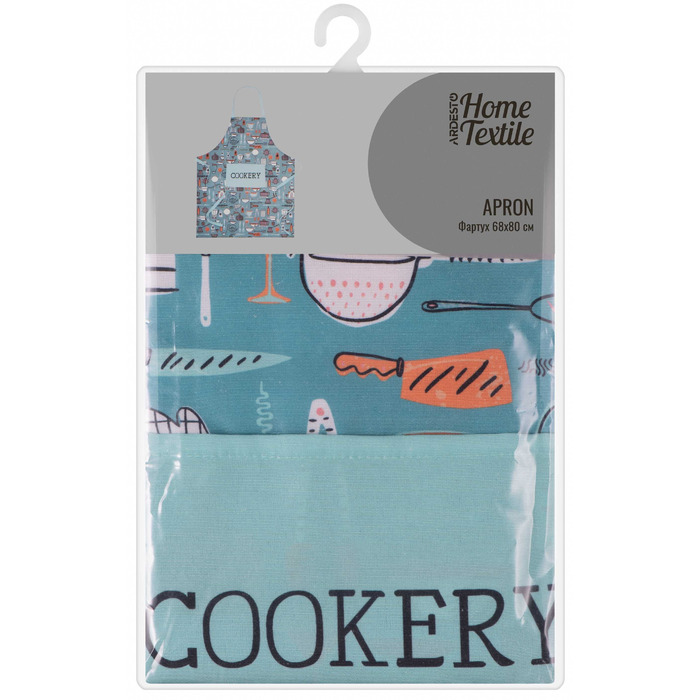 Фартух Ardesto Cookery 68х80см, 90% поліестер, 10% бавовна