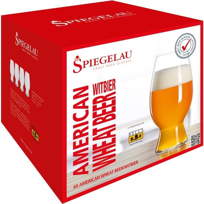 Набір келихів для пшеничного пива 750 мл, 4 предмета Craft Beer Glasses Spiegelau