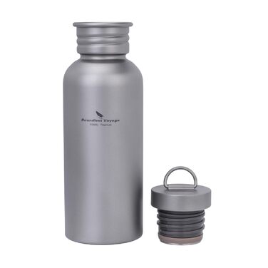 Титановая бутылка для кемпинга и походов 550 мл Boundless Voyage