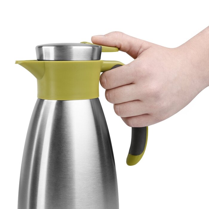 Термос-чайник 1 л зеленый Soft Grip Emsa