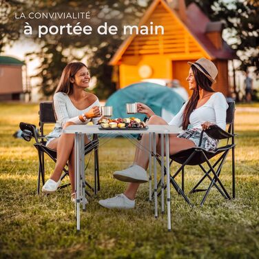 Кемпинговый стол 80 х 60 х 68 см tectake