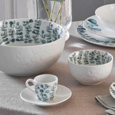 Миска La Porcellana Bianca SEMPREVERDE, фарфор, диам. 12 см