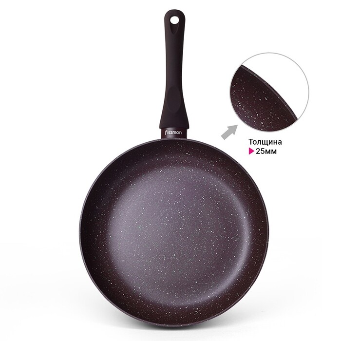 Сковорідка для смаження Fissman MOSSES STONE 26x5,5 см (14942)