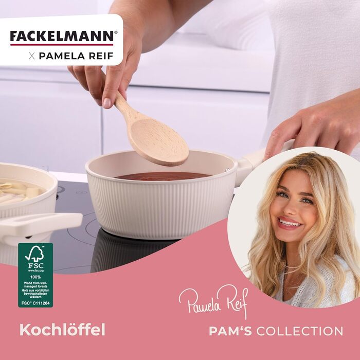 Ложка кухонная 28 см, дерево бука Pamela Reif Fackelmann