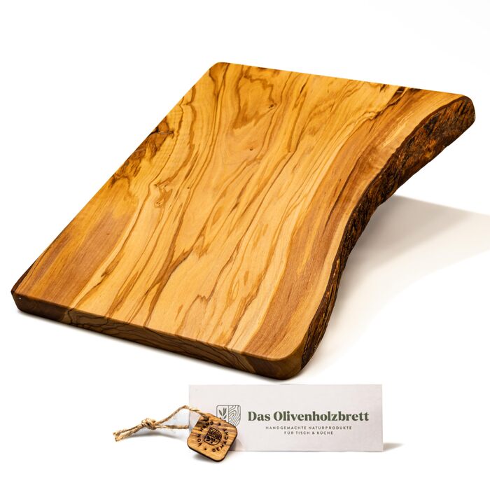 Дошка обробна з оливкового дерева 35 х 25 см das Olivenholzbrett