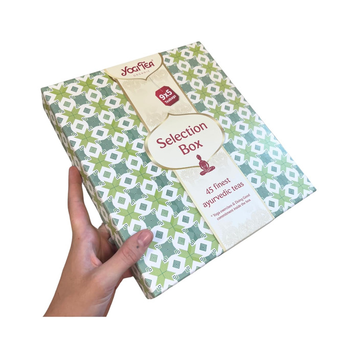 Подарочный набор чая, 45 чайных пакетиков 9 разных сортов Yogi Tea