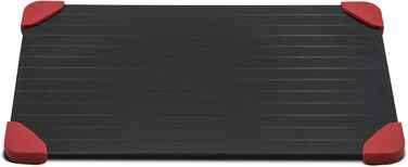 Дошка для розморожування 35 x 20 см, чорний/червоний My Home