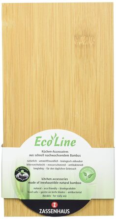Ножовий блок Zassenhaus Eco Bamboo без ножа, дерево, знімна вставка з щетини, 12х23 см, на 8-10 ножів, універсальний ножовий блок
