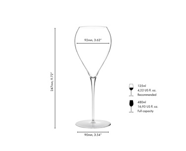 Келих для червоного вина 480 мл, Manufaktur Bellorotondo Riedel