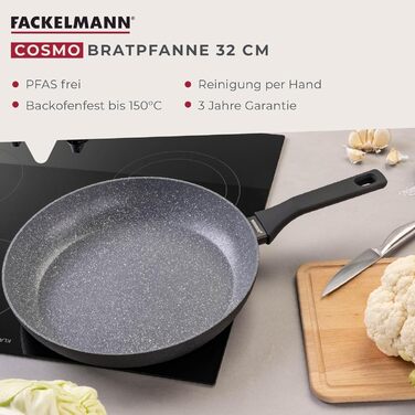 Сковорода 32 см з керамічним покриттям Cosmo Fackelmann