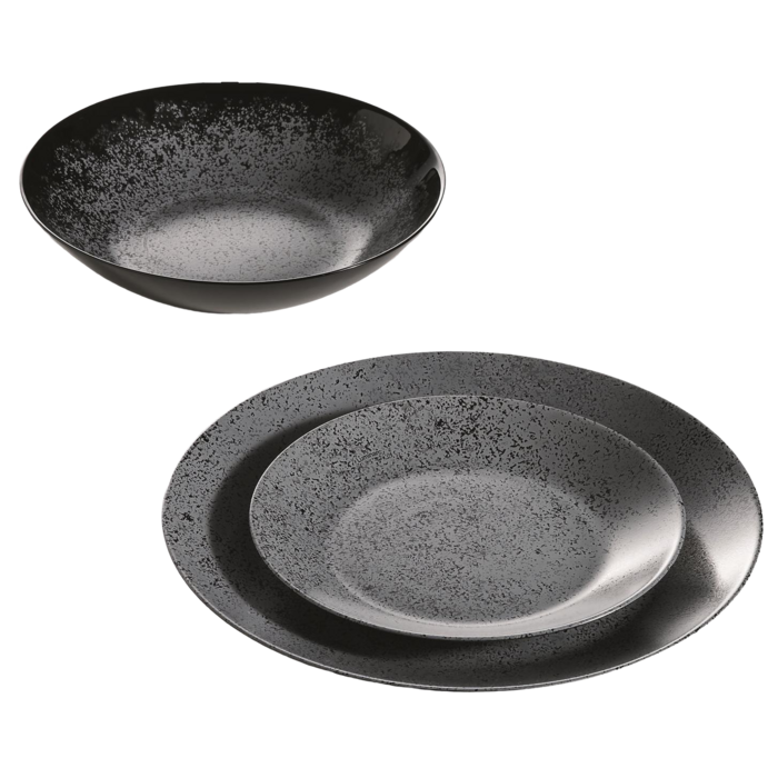 Тарілка супова Luminarc Slate Black, 20 см (6788145)