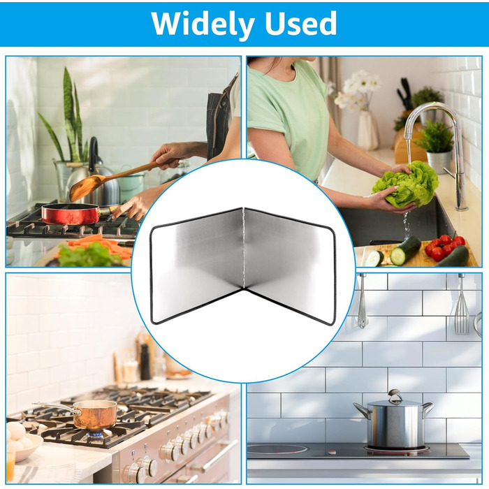 Комплект из 2 кухонных брызгозащитных экранов 40 x 30 x 30 см YAYODS