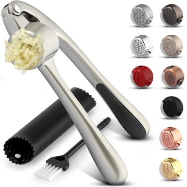 Кухонный пресс для чеснока с мягкой ручкой Zulay Kitchen