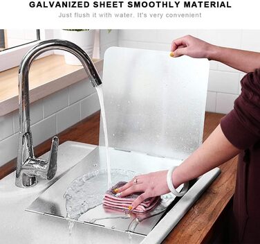 Складной брызгозащитный экран для кухонной плиты GEEKHOM