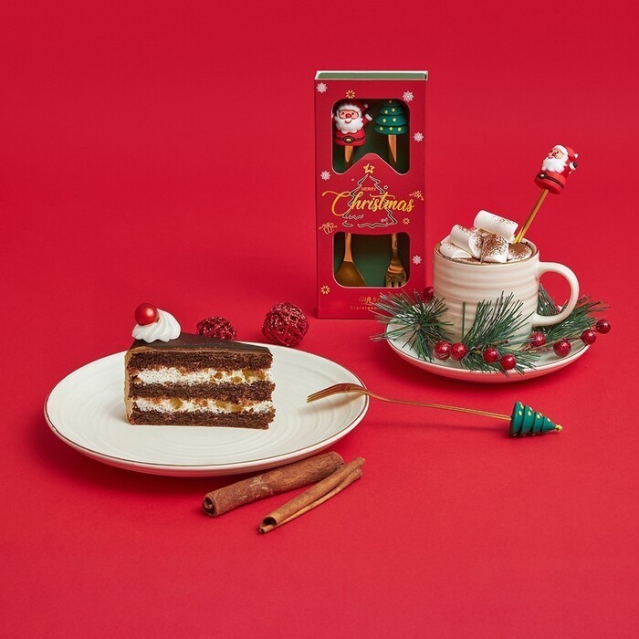 Набір столових приборів Fissman XMAS 2 придмети нержавіюча сталь (3066)