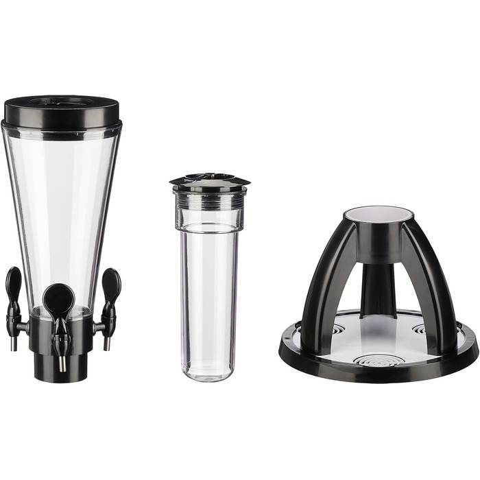 Диспенсер для напоїв з 3 кранами 4 л Relaxdays