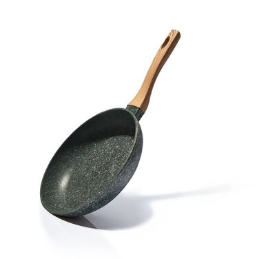 Сковорода Fissman MONBLANE STONE 24x4,9см GREEN (4275)