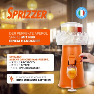 Диспенсер и миксер для приготовления коктейлей со льдом 3 л Sprizzer