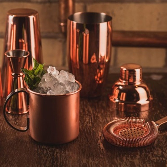 Кружка металлическая 500 мл, медное покрытие, Straight Mugs, GenWare