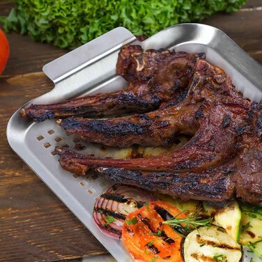 Перфорированный вок-деко 41,8 x 2,5 x 25,3 см GRILLI 777625 Код: 013399