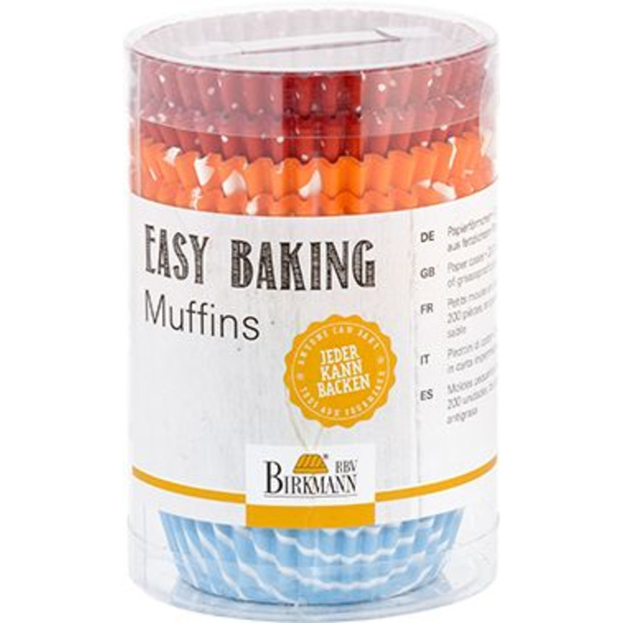 Набір форм для випічки міні-маффинов, 200 шт, 7 см, Easy Baking RBV Birkmann