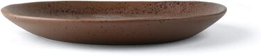 Арена Реактивна порцеляна на 4 особи (тарілка плоска 21 см, коричнева)