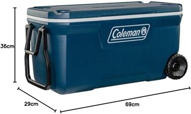 Великий термобокс для кемпінгу 94 л Coleman