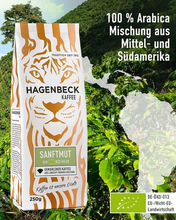 Кава - Кав&39ярня - Смажена кава - Мелені кавові зерна - 250 г - 100 арабіка - Ароматна - Традиційна кавова суміш (Органічна ніжність, 250 г (3 упаковки))