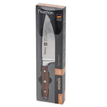 Нож Fissman поварской BREMEN 15 см X50CrMoV15 сталь (2721)