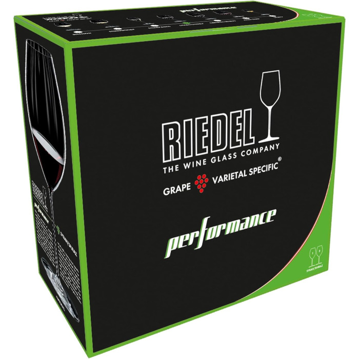 Набір з 2 келихів для червоного вина Шираз 631 мл, Performance Riedel