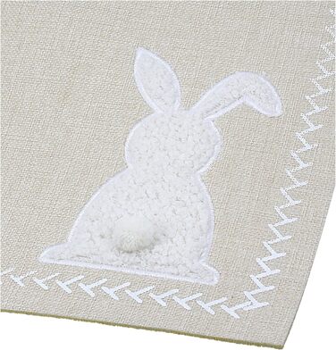 Фетрові серветки, пасхальна прикраса, 45 x 35 см - 4 шт. и, серветки, скатертини, серветки Великодній заєць, пасхальна прикраса, весняна прикраса столу прикраса та захист для обіднього столу, столу у вітальні
