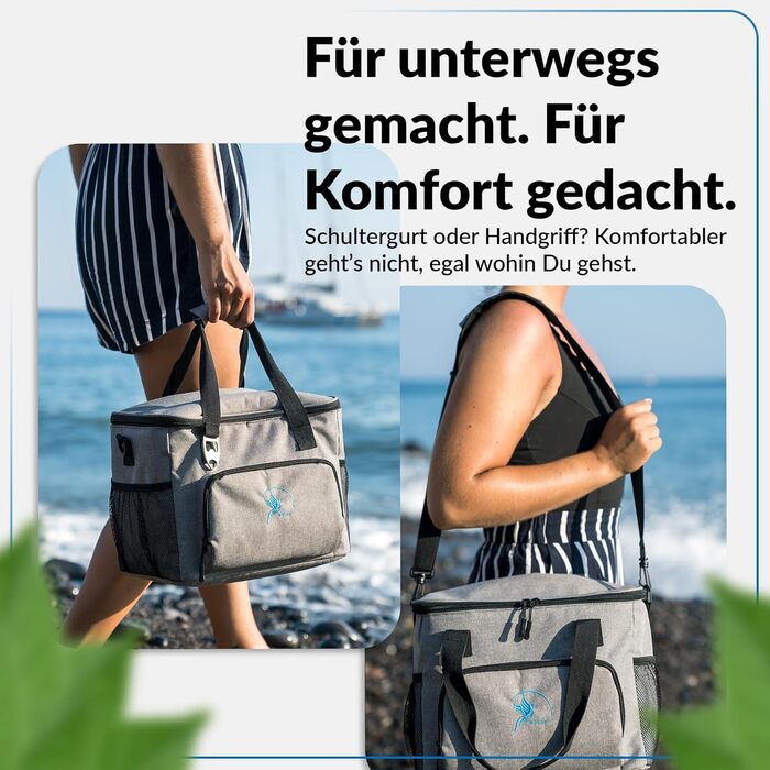 Термосумка 20 л серая Obics