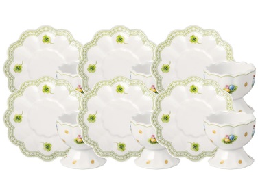 Набор из 6 подставок для яиц и 6 блюдец Easter Delight Villeroy & Boch