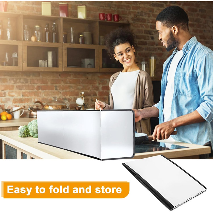 Кухонний фартух бризкозахисний для кухні 76 х 29 х 30 см KUOFANY